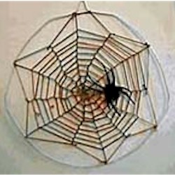 Spider Web Wall Hanging - Kids Crafts